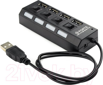 USB-хаб Gembird UHB-243-AD (4 порта)