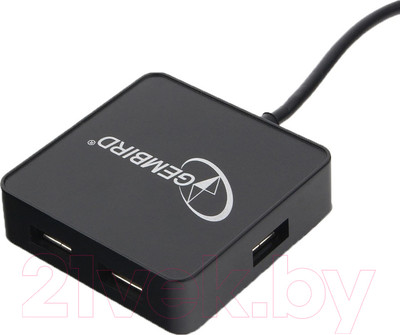 USB-хаб Gembird UHB-242 (4 порта, черный)