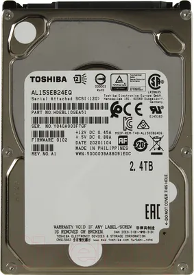 Жесткий диск Toshiba 2400GB (AL15SEB24EQ)
