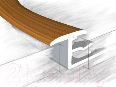 Профиль декоративный КТМ-2000 314-417 Т-образный М 2.7м (дуб золотой)