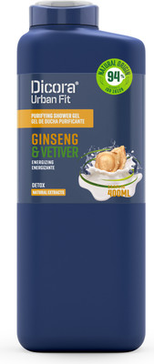Гель для душа Dicora Vetiver & Ginseng Energy (400мл)