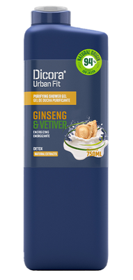 Гель для душа Dicora Vetiver & Ginseng Energy (750мл)