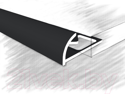 Профиль декоративный КТМ-2000 361-05 М 2.7м (черный)