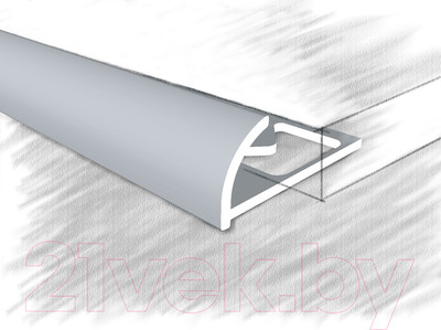 Профиль декоративный КТМ-2000 362-01 М 2.7м (серебристый)