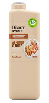 Гель для душа Dicora Almonds & Nuts с витамином В (750мл)