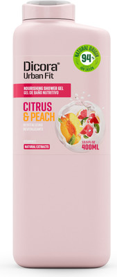 Гель для душа Dicora Citrus & Peach с витамином С (400мл)