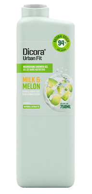 Гель для душа Dicora Milk & Melon с витамином А (750мл)
