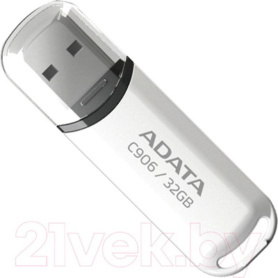 USB flash накопитель A-data C906 (32 GB, белый)