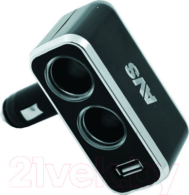 Разветвитель в прикуриватель AVS CS211U / 43254