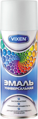 Эмаль автомобильная Vixen RAL 9003 / VX-10903 (520мл, белый матовый)