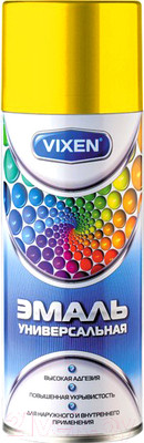Эмаль автомобильная Vixen RAL 1018 / VX-11018 (520мл, желтый)