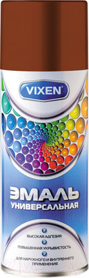 Эмаль автомобильная Vixen RAL 8012 / VX-18012 (520мл, коричневый)