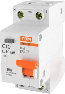 Дифференциальный автомат TDM SQ0202-0501