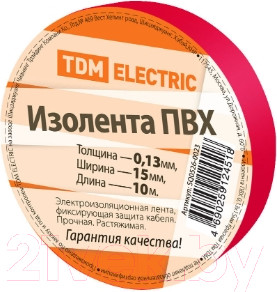 Изолента TDM SQ0526-0023 (красный)