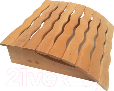 Подголовник для бани СаунаОпт Пружинный анатомический. Волна М-5