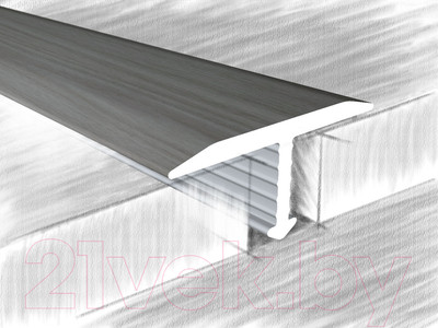 Порог КТМ-2000 318-618 Т-образный М 2.7м (дуб снежный)