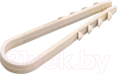 Дюбель-хомут Rexant 07-4502 (100шт, белый)