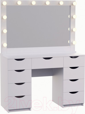 Туалетный столик с зеркалом Мир Мебели SV-06 с подсветкой