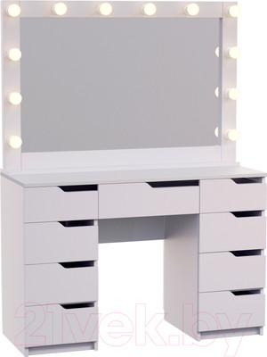 Туалетный столик с зеркалом Мир Мебели SV-06A с подсветкой