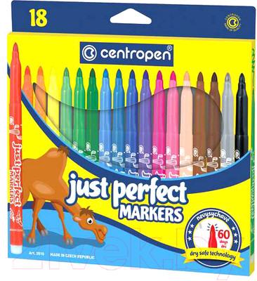 Фломастеры Centropen Just Perfect / 2510 1801 (18шт)