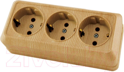Розетка TDM Ладога SQ1801-0426 (сосна)