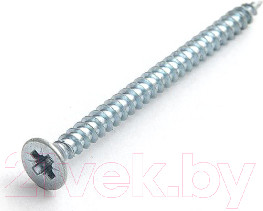 Саморез ЕКТ Универсальный 5x90 / CV010514M (200шт, белый цинк)