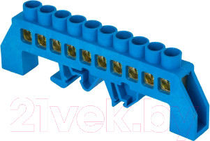 Шина нулевая EKF PROxima на DIN-рейку sn0-63-10-dn