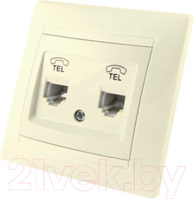 Розетка TDM Лама SQ1815-0119 (слоновая кость)