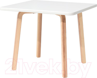 Стол детский Millwood Квадратный СК-3 (белый/береза)