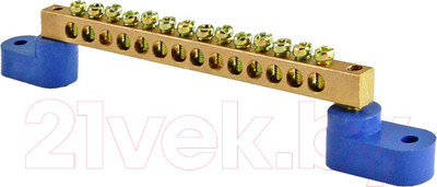 Шина нулевая TDM SQ0801-0035 с 2 изоляторами