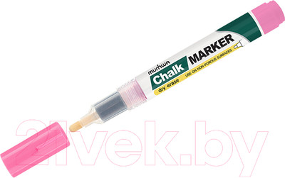 Маркер меловой MunHwa CM-10 (3мм, розовый)