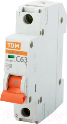 Выключатель автоматический TDM ВА 47-29 1Р 4А (B) 4.5кА / SQ0206-0004