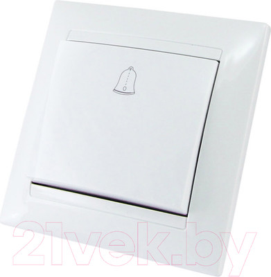 Кнопка звонка TDM Лама SQ1815-0008 (белый)