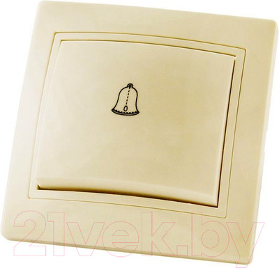 Кнопка звонка TDM Таймыр SQ1814-0109 (слоновая кость)