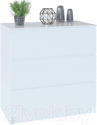 Комод Сокол-Мебель Т-2Р (белый)