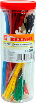 Стяжка для кабеля Rexant 07-7202 (300шт)