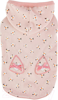 Футболка для животных Pinkaholic Fiorella с капюшоном / NATA-TS7567-IP-M (розовый)