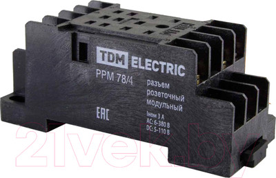 Разъем для реле TDM SQ0701-0008