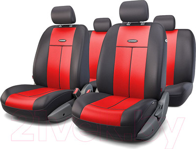 Комплект чехлов для сидений Autoprofi TT-902P BK/RD