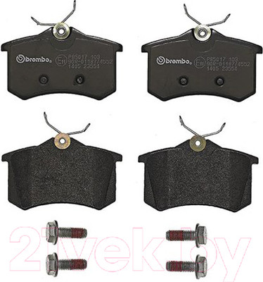 Тормозные колодки Brembo P85017