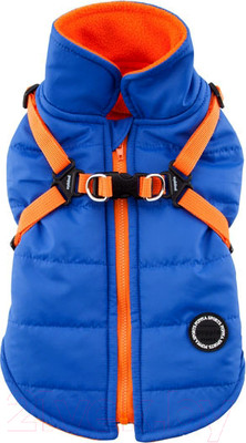 Жилетка для животных Puppia Mountaineer II / PAPD-VT1366-RB-S (S, голубой)