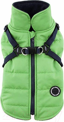 Жилетка для животных Puppia Mountaineer II / PAPD-VT1366-GR-M (M, зеленый)