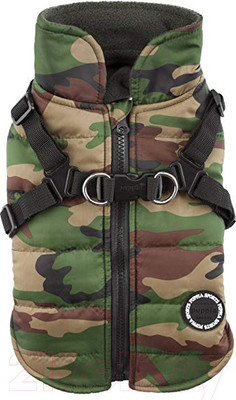Жилетка для животных Puppia Mountaineer II / PAPD-VT1366-CA-L (L, камуфляж)
