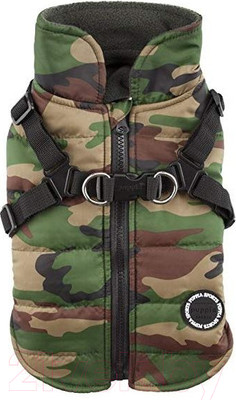 Жилетка для животных Puppia Mountaineer II / PAPD-VT1366-CA-M  (M, камуфляж)