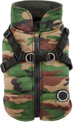 Жилетка для животных Puppia Mountaineer II / PAPD-VT1366-CA-S (S, камуфляж)