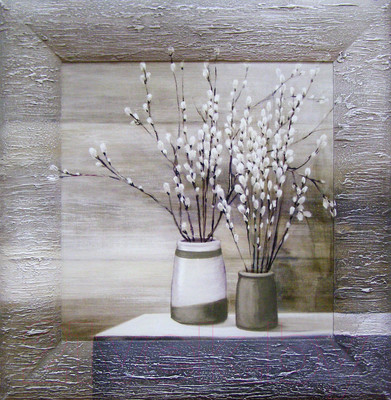 Картина Декарт Веточки вербы 8Л1749 (в раме)