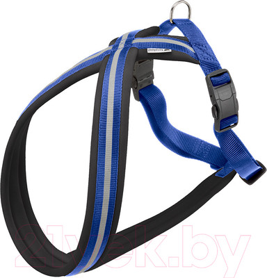 Шлея Ferplast Daytona Cross P / 75580222 (S, синий/светоотражающий)
