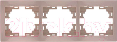 Рамка для выключателей и розеток Lezard Mira 701-0300-148