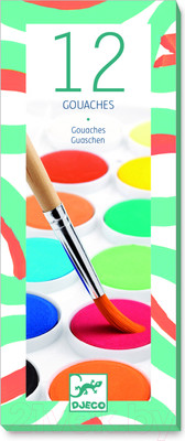 Гуашь Djeco 08803 (12шт)