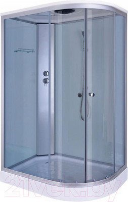 Душевая кабина Coliseum TM-120 L (белый/тонированное стекло)